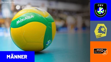 CL Männer: VK Lvi PRAHA vs.  BERLIN Recycling Volleys I Highlights