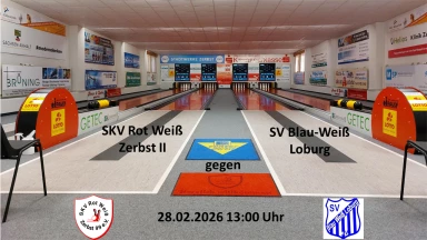 2. Bundesliga Ost 120 Männer: SKV Rot-Weiß Zerbst II - SV Blau-Weiß Loburg