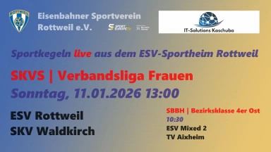 SKVS | Verbandsliga Frauen | ESV Rottweil - SKV Waldkirch +X2