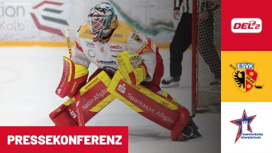 DEL2: ESV Kaufbeuren vs. Ravensburg Towerstars I Pressekonferenz