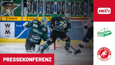 DEL2: Bietigheim Steelers vs. EC Bad Nauheim I Pressekonferenz