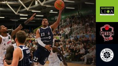 ProA: GIESSEN 46ers vs. Uni Baskets Münster