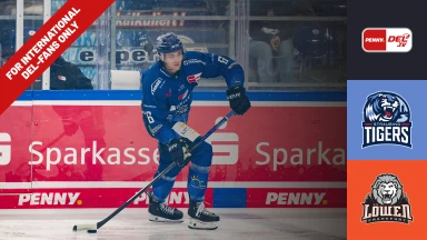 For international fans only - DEL: Straubing Tigers vs. Löwen Frankfurt
