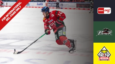 For international fans only - DEL: Augsburger Panther vs. Pinguins Bremerhaven