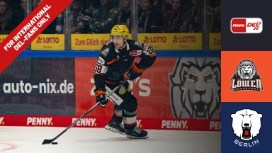 For international fans only - DEL: Löwen Frankfurt vs. Eisbären Berlin