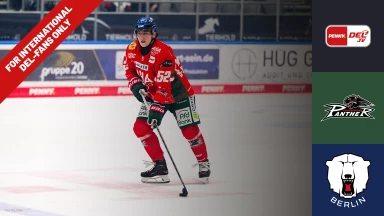 For international fans only - DEL: Augsburger Panther vs. Eisbären Berlin
