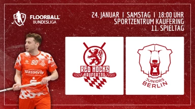 VfL Red Hocks Kaufering vs. Eisbären Juniors Berlin | 2. Floorball Bundesliga