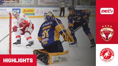 DEL2: Lausitzer Füchse vs. EC Bad Nauheim I Highlights