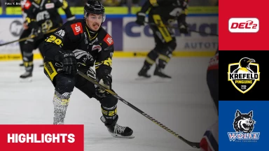 DEL2: Krefeld Pinguine vs. EHC Freiburg I Highlights