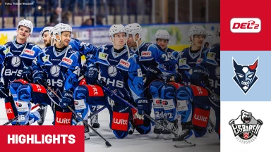 DEL2: Blue Devils Weiden vs. Eisbären Regensburg I Highlights