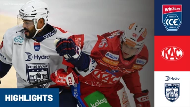 win2day ICE Hockey League: EC-KAC vs. Hydro Fehervar AV 19 | Highlights