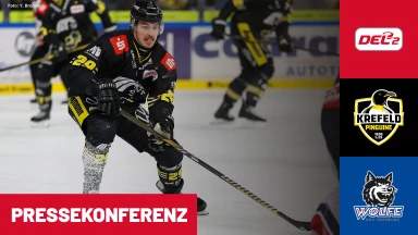 DEL2: Krefeld Pinguine vs. EHC Freiburg | Pressekonferenz