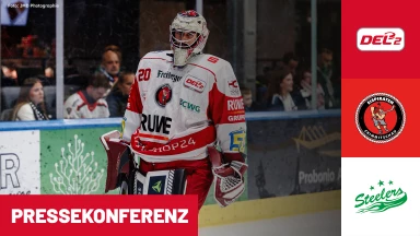 DEL2: Eispiraten Crimmitschau vs. Bietigheim Steelers | Pressekonferenz