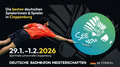 Deutsche Meisterschaften O19 Badminton Court 4