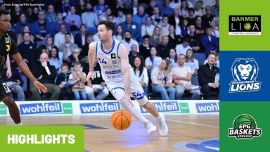 ProA: PS Karlsruhe LIONS vs. EPG Baskets Koblenz | Highlights