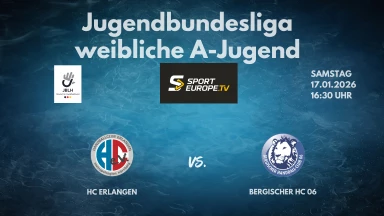 JBLH wA Pokalrunde B: HC Erlangen vs. Bergischer HC 06