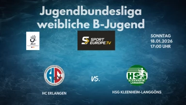 JBLH wB Meisterrunde B: HC Erlangen vs. HSG Kleenheim-Langgöns