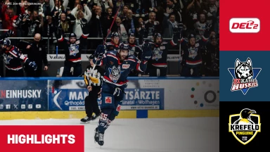 DEL2: EC Kassel Huskies vs. Krefeld Pinguine I Highlights