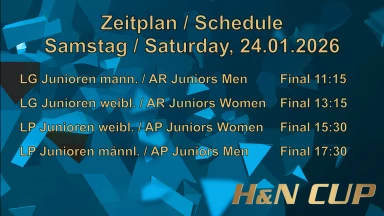 H&N Cup 24.01.2026 Finals Luftpistole & Luftgewehr Junioren & Juniorinnen