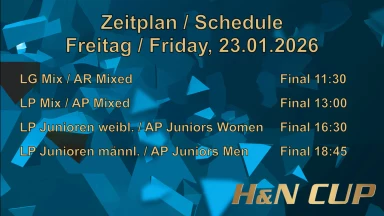 H&N Cup 23.01.2026 Finals LP & LG Mixed, LP Junioren & Juniorinnen