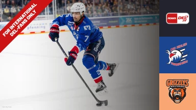 For international fans only - DEL: Adler Mannheim vs. Grizzlys Wolfsburg