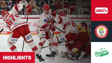 DEL2: EV Landshut vs. Bietigheim Steelers I Highlights