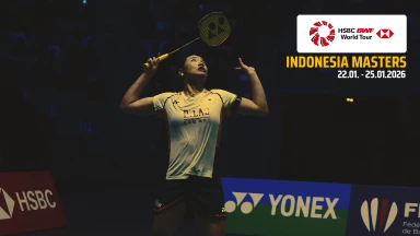 Court 1 - Indonesia Masters 2026 - Achtelfinale