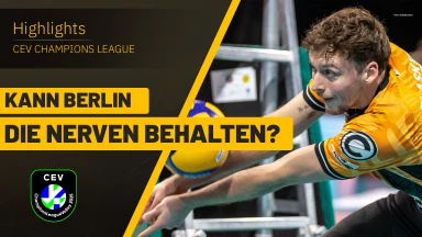 CL Männer: Sir Sicoma Monini PERUGIA vs.  BERLIN Recycling Volleys | Highlights