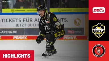 DEL2: Krefeld Pinguine vs. Eispiraten Crimmitschau | Highlights