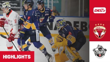 DEL2: Lausitzer Füchse vs. Eisbären Regensburg | Highlights