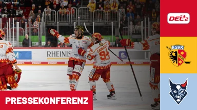 DEL2: ESV Kaufbeuren vs. Blue Devils Weiden | Pressekonferenz