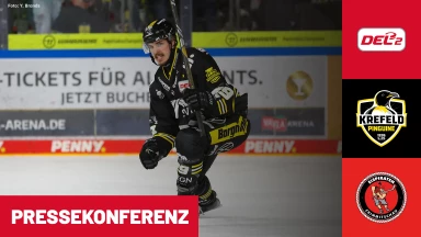 DEL2: Krefeld Pinguine vs. Eispiraten Crimmitschau | Pressekonferenz