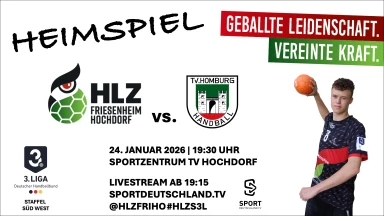 3. Liga: Staffel Süd-West - HLZ Friesenheim-Hochdorf II vs. TV Homburg
