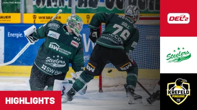 DEL2: Bietigheim Steelers vs. Krefeld Pinguine | Highlights