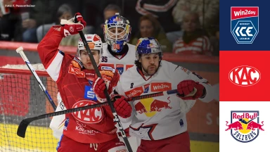 win2day ICE Hockey League: EC-KAC vs. EC Red Bull Salzburg | Highlights