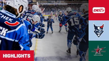 DEL2: Blue Devils Weiden vs. Starbulls Rosenheim | Highlights