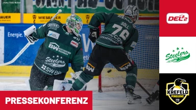 DEL2: Bietigheim Steelers vs. Krefeld Pinguine | Pressekonferenz