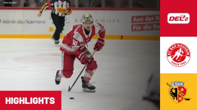 DEL2: EC Bad Nauheim vs. ESV Kaufbeuren | Highlights