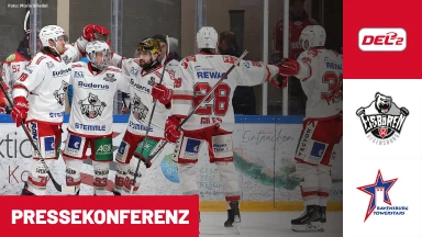 DEL2: Eisbären Regensburg vs. Ravensburg Towerstars | Pressekonferenz