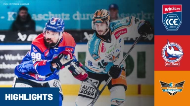win2day ICE Hockey League: HC TIWAG Innsbruck - Die Haie vs. Steinbach Black Wings Linz | Highlights