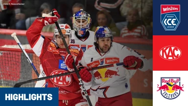 win2day ICE Hockey League: EC-KAC vs. EC Red Bull Salzburg | Highlights