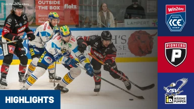 win2day ICE Hockey League: Pioneers Vorarlberg vs. EC iDM Wärmepumpen VSV | Highlights