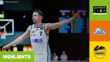 ProA: Eisbären Bremerhaven vs. Bozic Estriche Knights Kirchheim | Highlights
