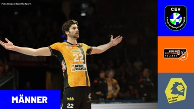 CL Männer: BERLIN Recycling Volleys vs. VK Lvi PRAHA | Highlights