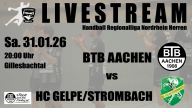 For Free ! Handball Männer Regionalliga Nordrhein  BTB Aachen - HC G/Strombach