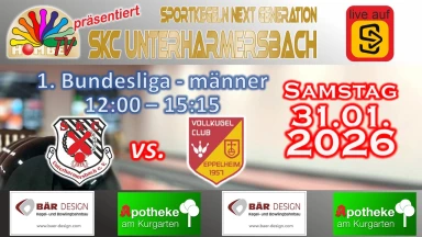 1. Bundesliga Männer : SKC Unterharmersbach I - VKC Eppelheim I
