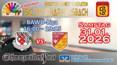 BAWÜ Liga - Männer: SKC Unterharmersbach II - VKC Eppelheim II