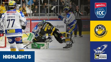 win2day ICE Hockey League: HC Falkensteiner Pustertal vs. EC iDM Wärmepumpen VSV I Highlights