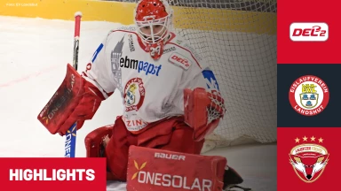 DEL2: EV Landshut vs. Lausitzer Füchse I Highlights