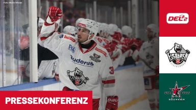 DEL2: Eisbären Regensburg vs. Starbulls Rosenheim I Pressekonferenz